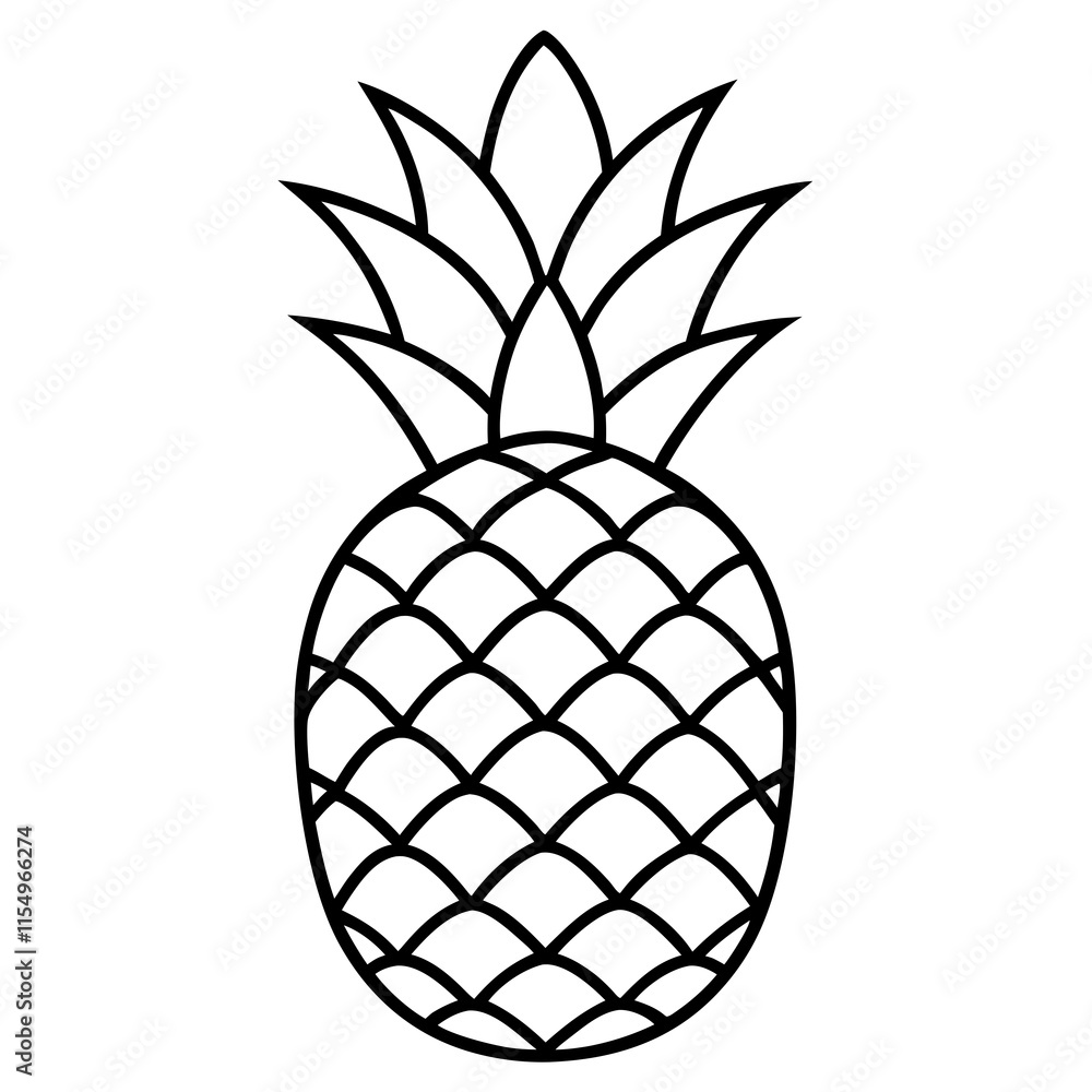 Pineapple art vector Pineapple art vector