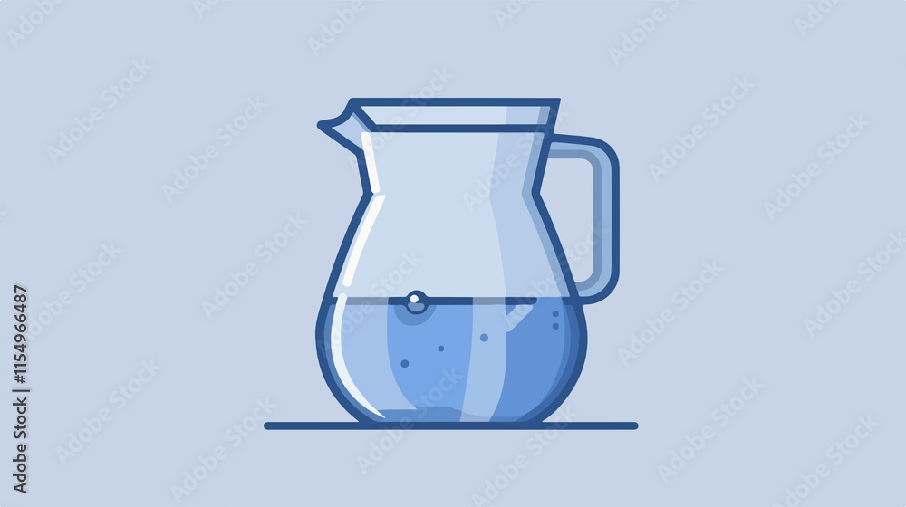 Modern Water Jug Icon Vector Illustration for Design Projects Modern Water Jug Icon Vector Illustration for Design Projects