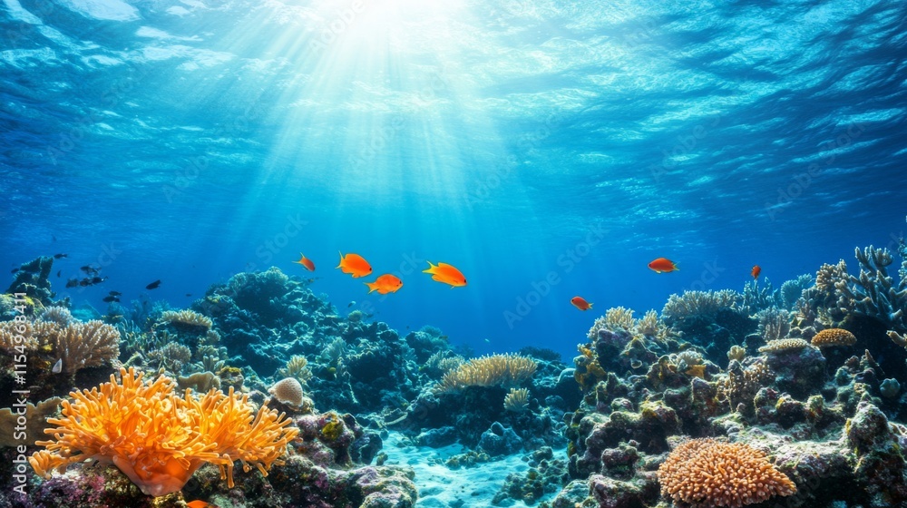 Fototapeta premium Pristine Marine Environment Under Natural Light