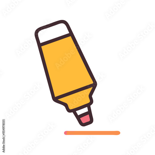 highlighter icon design photo