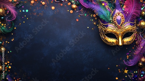 Mardi gras mask.	
