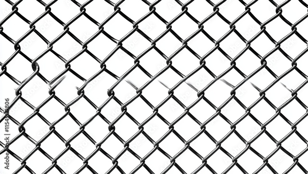 Close-up of chain link fence. Close-up of chain link fence.