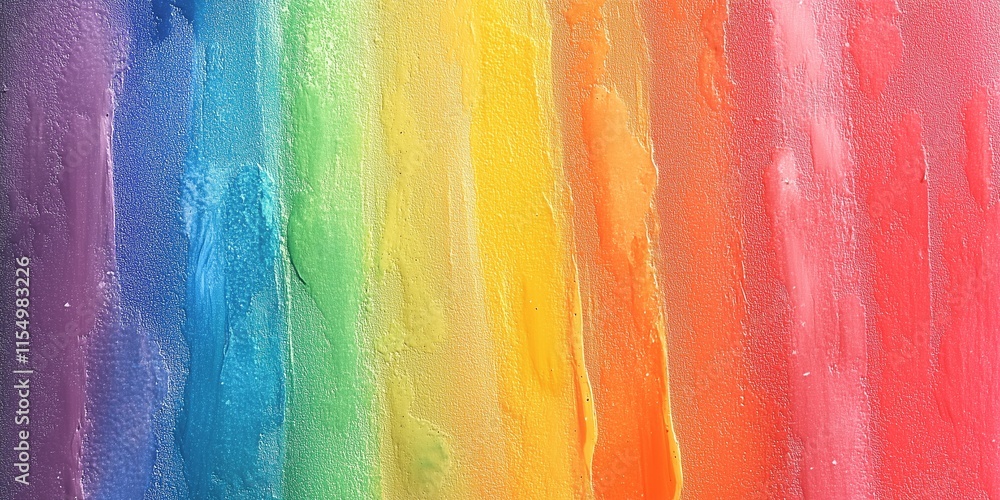 Rainbow textured paint streaks with vibrant gradients. Rainbow textured paint streaks with vibrant gradients.