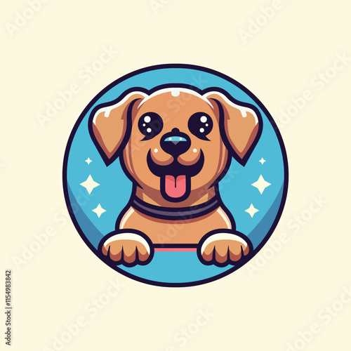 Cute max Dog Vector Design