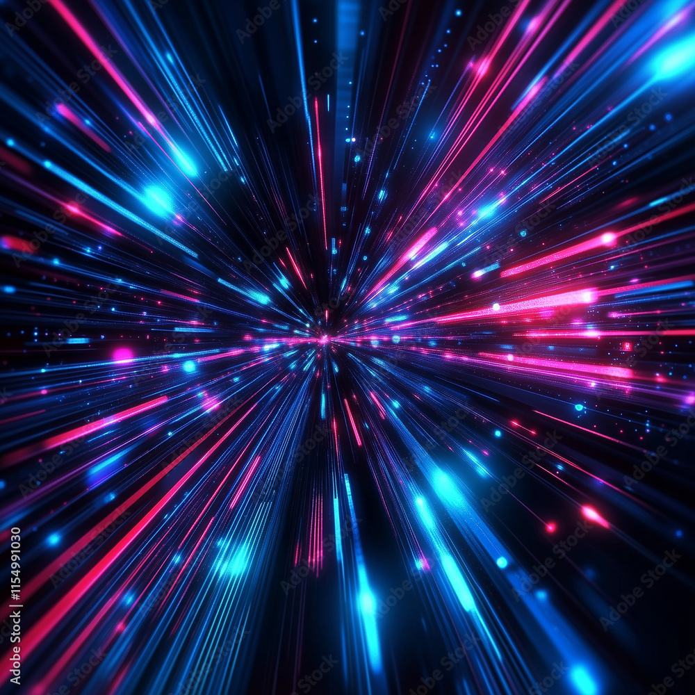 abstract technology background with network, generative AI illustration abstract technology background with network, generative AI illustration