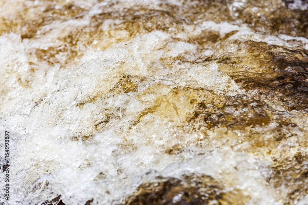 Closeup of foamy water waves Closeup of foamy water waves