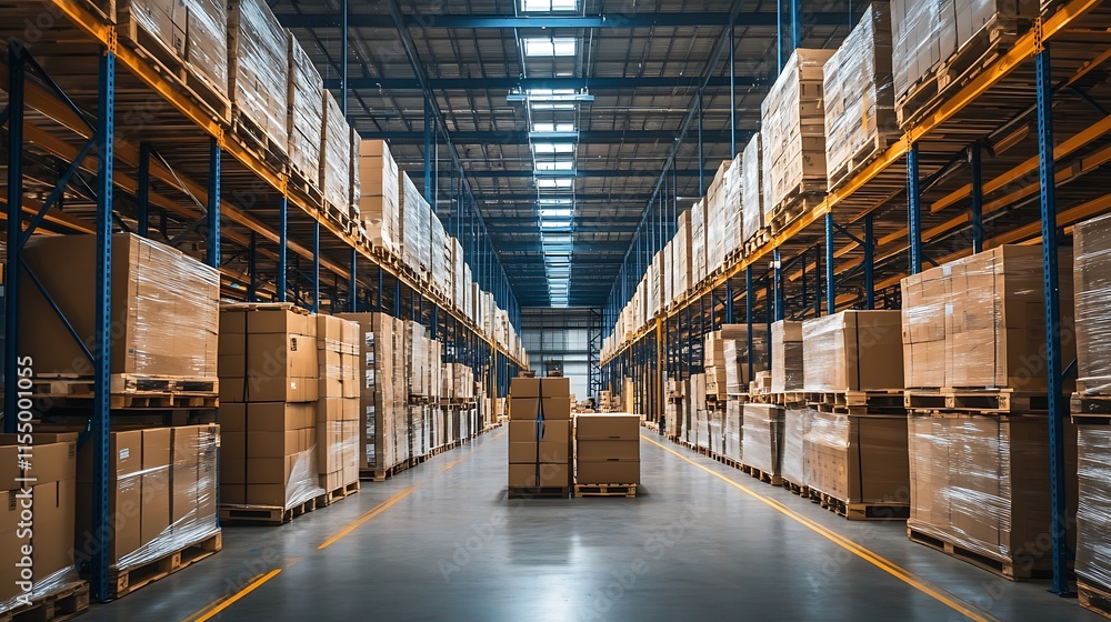 Fototapeta premium Warehouse Inventory Management Logistics