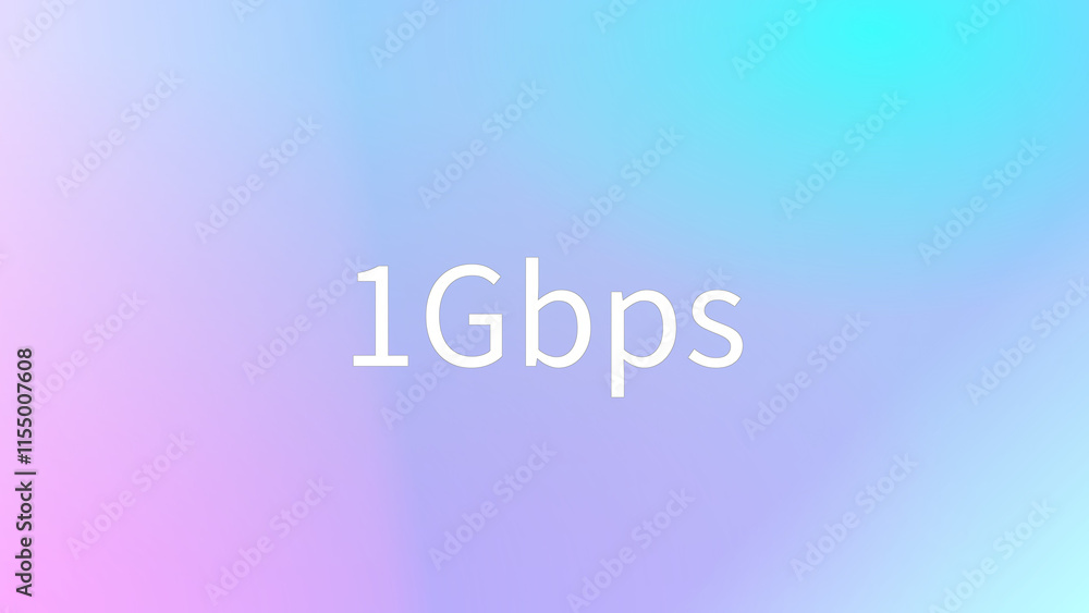 1Gbps のグラデーション背景イラスト 1Gbps のグラデーション背景イラスト