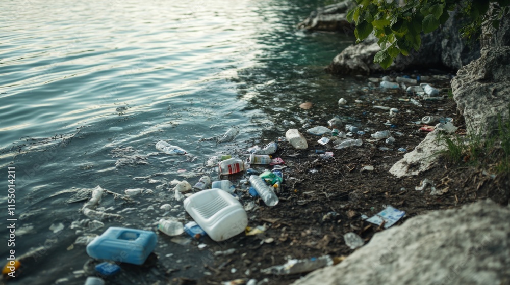 Pollution in Lakes with Dramatic Natural Lighting Pollution in Lakes with Dramatic Natural Lighting