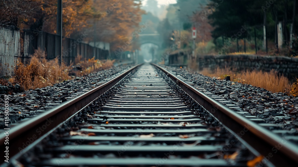 Train Tracks Leading to the Horizon Train Tracks Leading to the Horizon