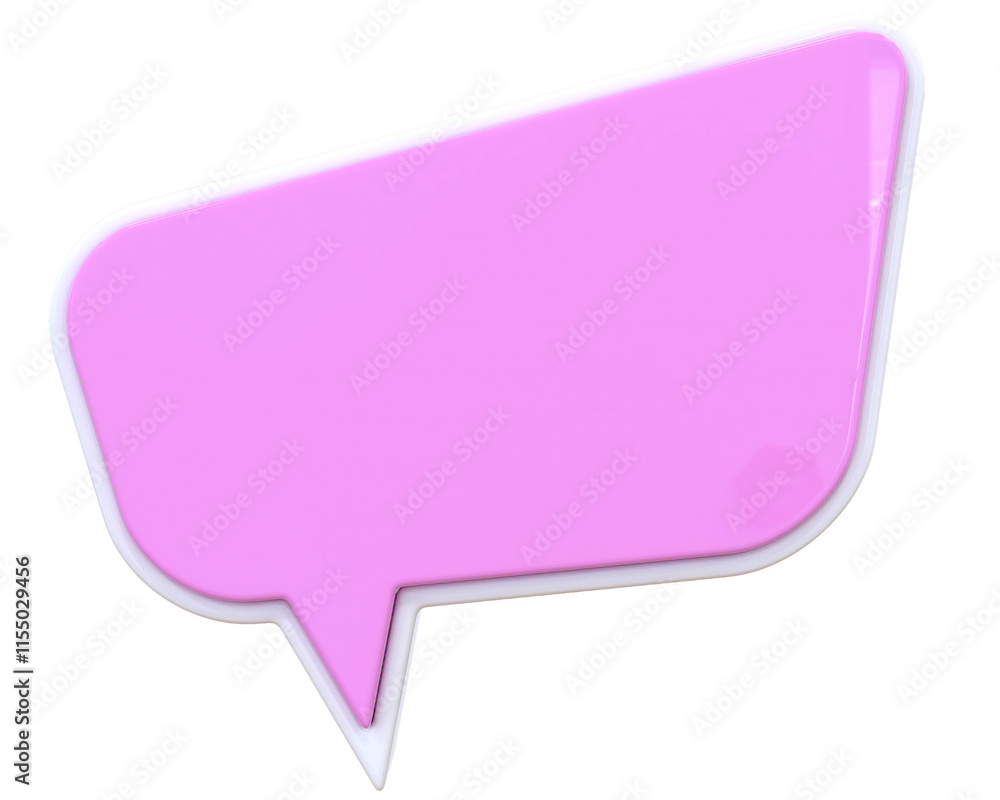 Speech bubble 3D Speech bubble 3D