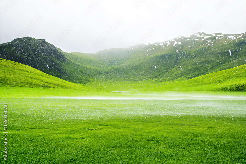 A lush green meadow surrounded by rolling hills under a cloudy sky, evoking a peaceful and serene countryside atmosphere. Ideal for nature and travel themes. A lush green meadow surrounded by rolling hills under a cloudy sky, evoking a peaceful and serene countryside atmosphere. Ideal for nature and travel themes.