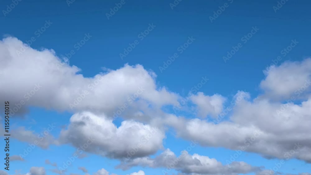 Beautiful sky landscape with cumulus clouds Beautiful sky landscape with cumulus clouds