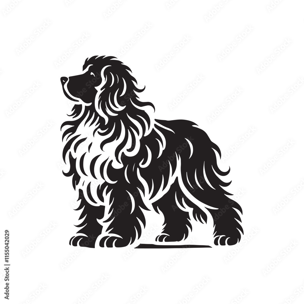 Akbash Dog Silhouette - Minimalist Dog Vector - Illustration of Akbash Dog. Akbash Dog Silhouette - Minimalist Dog Vector - Illustration of Akbash Dog.