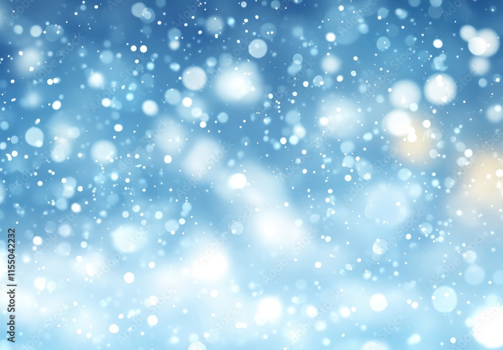 Soft Blue Background Filled with Glimmering Snowflakes and Bokeh Effect Creating a Magical Winter Wonderland Atmosphere Ideal for Holiday Themes and Seasonal Designs Soft Blue Background Filled with Glimmering Snowflakes and Bokeh Effect Creating a Magical Winter Wonderland Atmosphere Ideal for Holiday Themes and Seasonal Designs