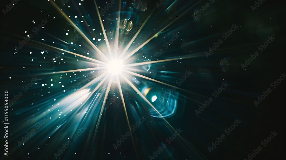 Fototapeta premium Sunlight Overlay Sun Rays Overlay. Sun Rays