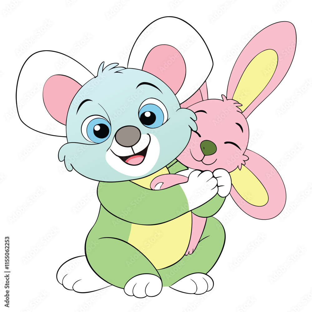 Celebrate Easter Day with this delightful collection of graphic elements in vector illustration style. Featuring Easter eggs, bunnies, spring flowers, and festive decorations Celebrate Easter Day with this delightful collection of graphic elements in vector illustration style. Featuring Easter eggs, bunnies, spring flowers, and festive decorations