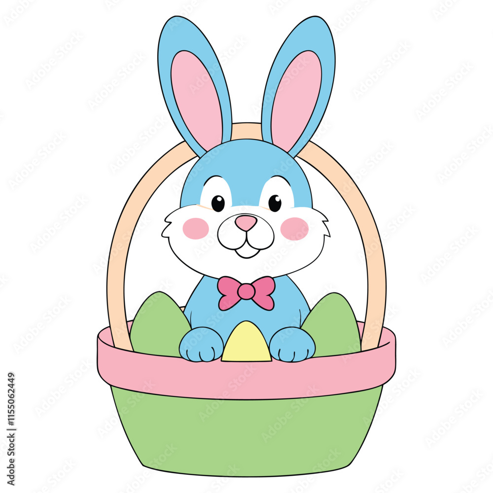 Celebrate Easter Day with this delightful collection of graphic elements in vector illustration style. Featuring Easter eggs, bunnies, spring flowers, and festive decorations Celebrate Easter Day with this delightful collection of graphic elements in vector illustration style. Featuring Easter eggs, bunnies, spring flowers, and festive decorations