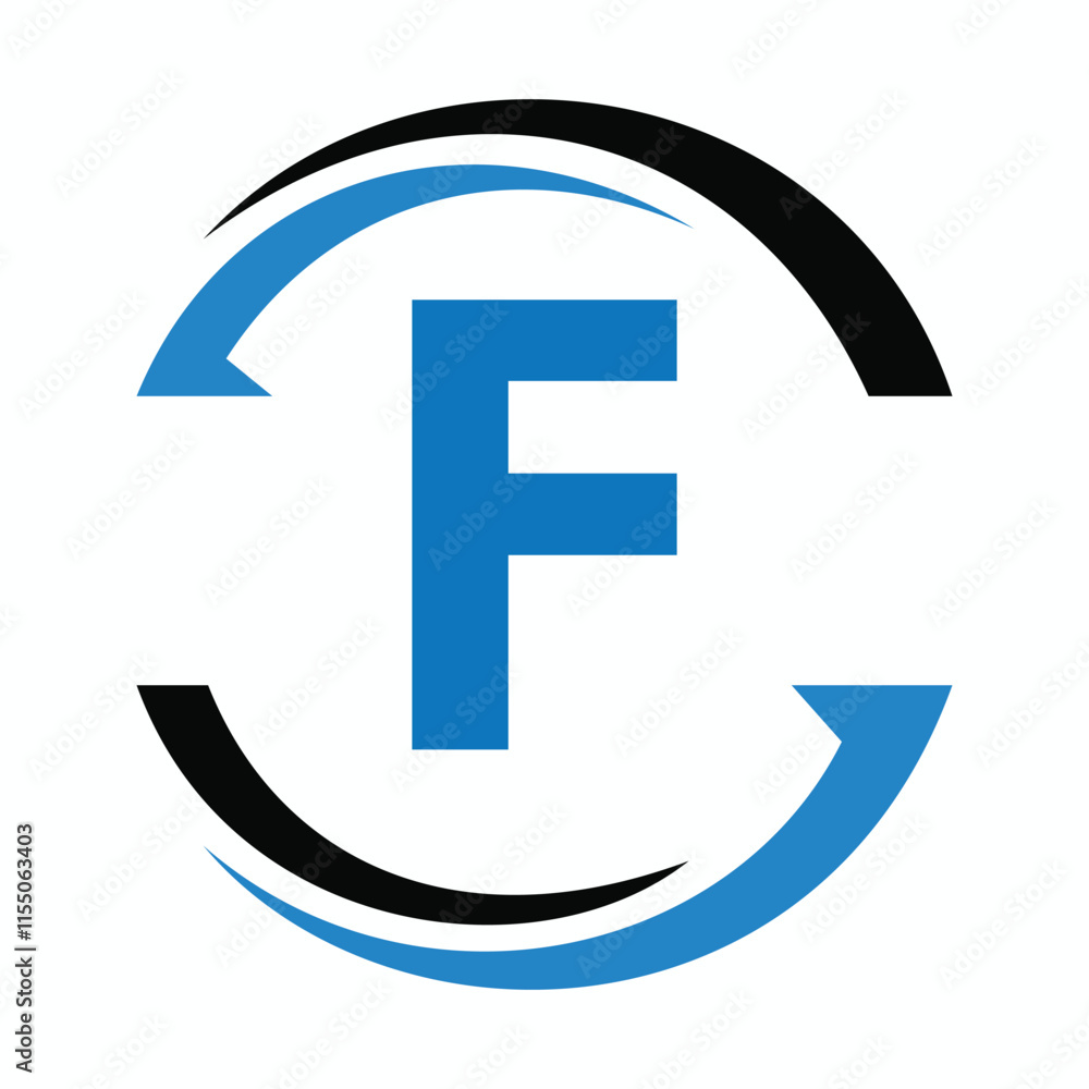 Initial Monogram F Logo Design. Business And Company Symbol Vector Template Initial Monogram F Logo Design. Business And Company Symbol Vector Template
