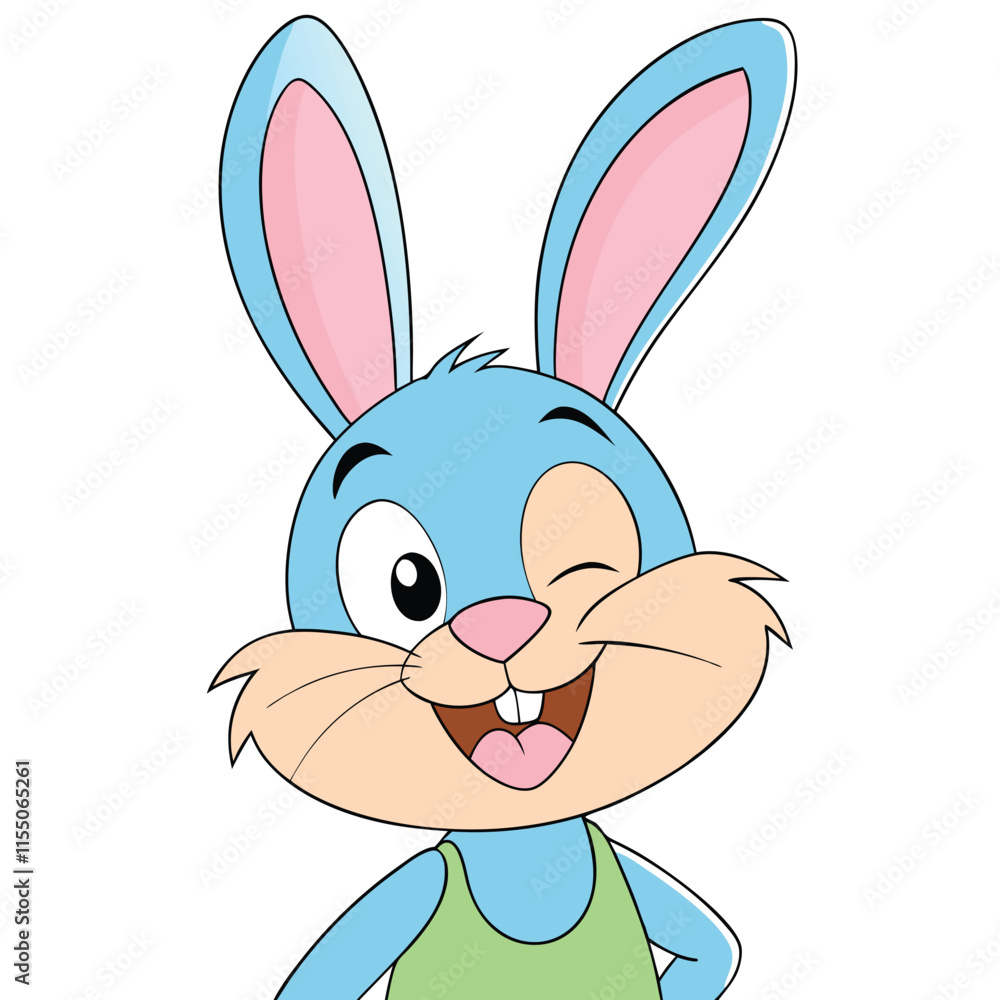 Fototapeta premium Celebrate Easter Day with this delightful collection of graphic elements in vector illustration style. Featuring Easter eggs, bunnies, spring flowers, and festive decorations