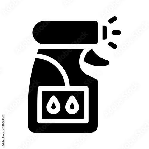 spray bottle glyph icon