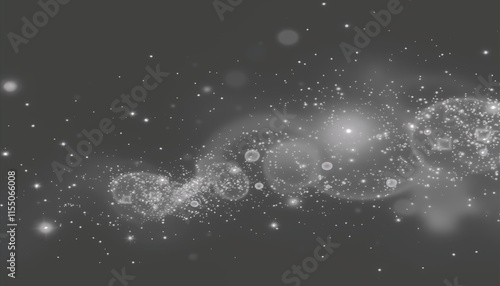 Wallpaper Mural Abstract Grey Background With Sparkling Lights Torontodigital.ca