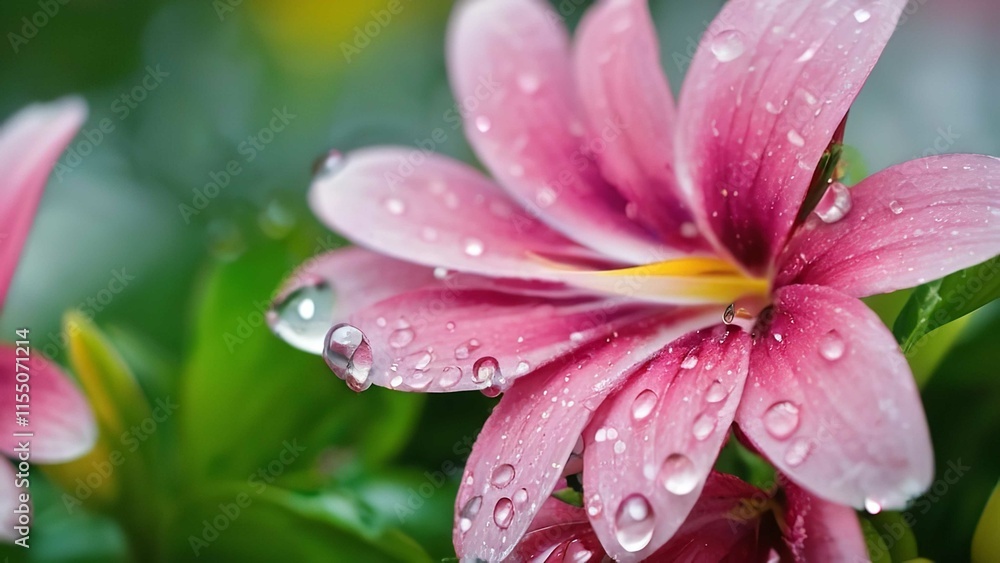 flowers are covered with dew in the sunflowers outside a window sill on a rainy day flowers are covered with dew in the sunflowers outside a window sill on a rainy day