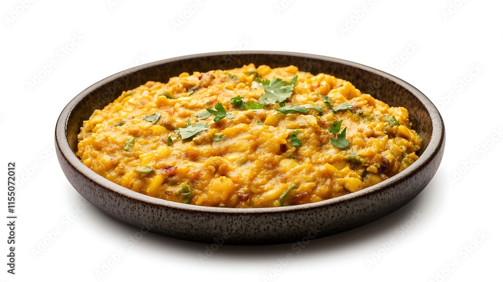 Tasty dish made of chickpeas, lentils and cilantro Tasty dish made of chickpeas, lentils and cilantro