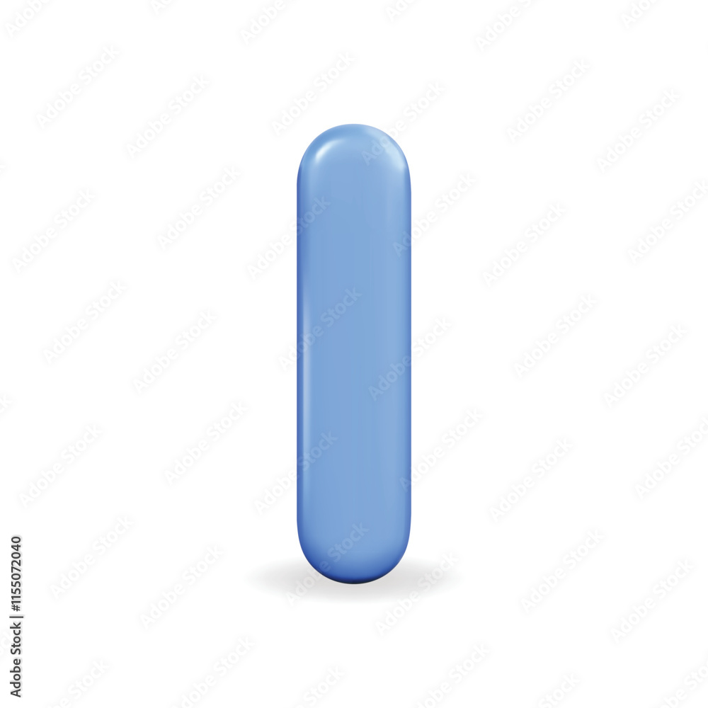 3d vector icon of a smooth blue object, stylized with a modern and glossy finish 3d vector icon of a smooth blue object, stylized with a modern and glossy finish