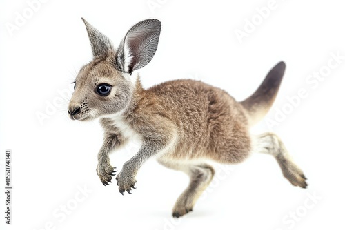 Leaping Joey Kangaroo. photo