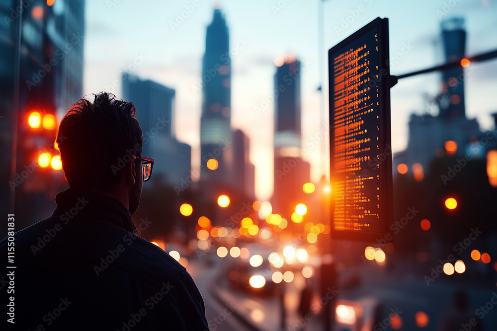 A city skyline overrun by digital codes, representing how AI is becoming increasingly dominant and outpacing human management in modern life. A city skyline overrun by digital codes, representing how AI is becoming increasingly dominant and outpacing human management in modern life.
