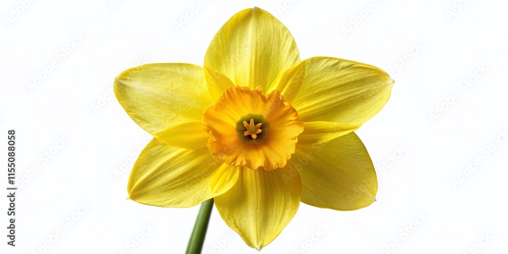 Fototapeta premium Daffodil Spring Bloom - Vibrant Yellow Flower