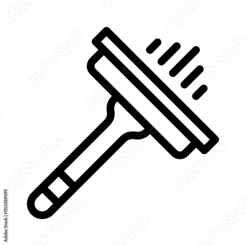 Squeegee line icon