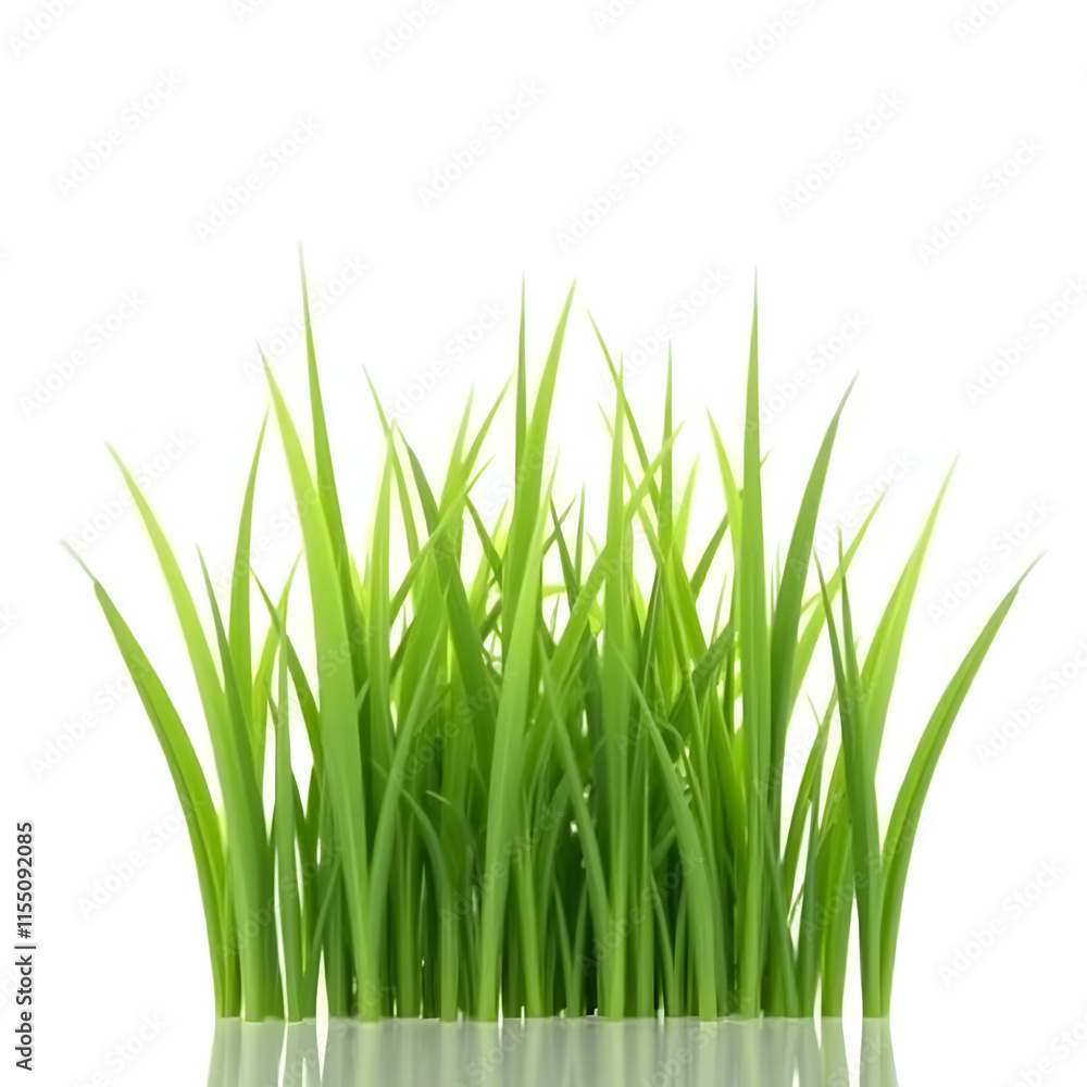Isolated green grass on white background
Isolated green grass on white background
