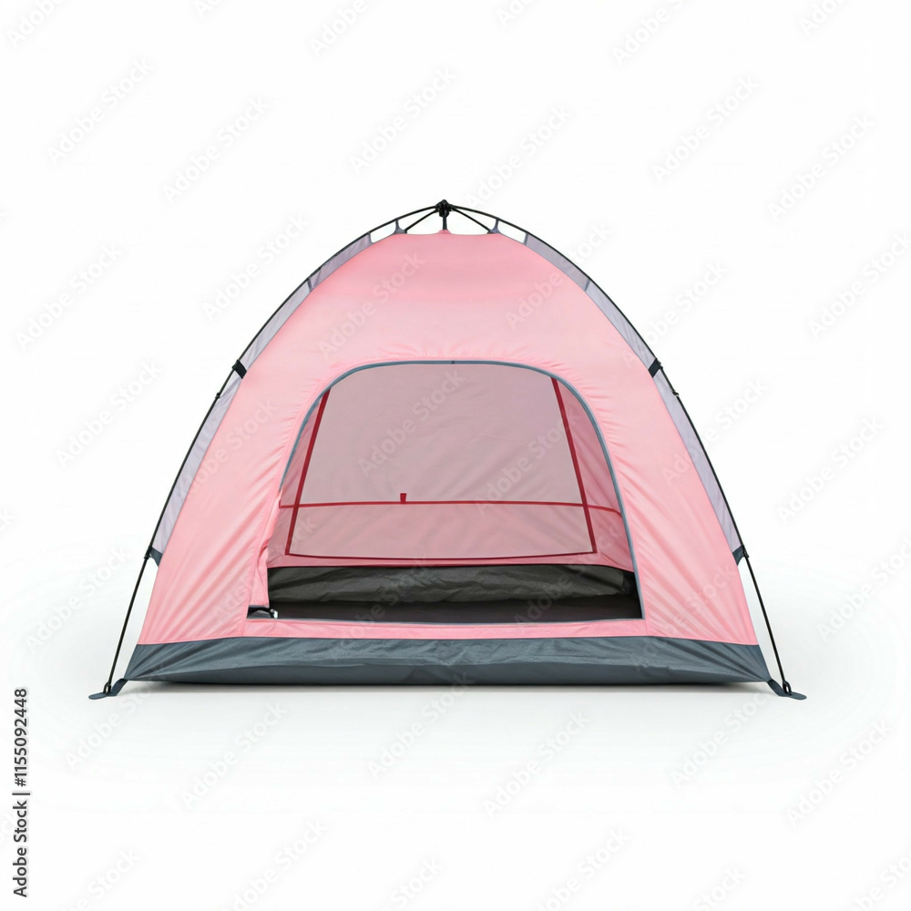 pink camping tent isolated on white background outdoor adventure camping equipment new tent recreation travel summer vacation pink camping tent isolated on white background outdoor adventure camping equipment new tent recreation travel summer vacation