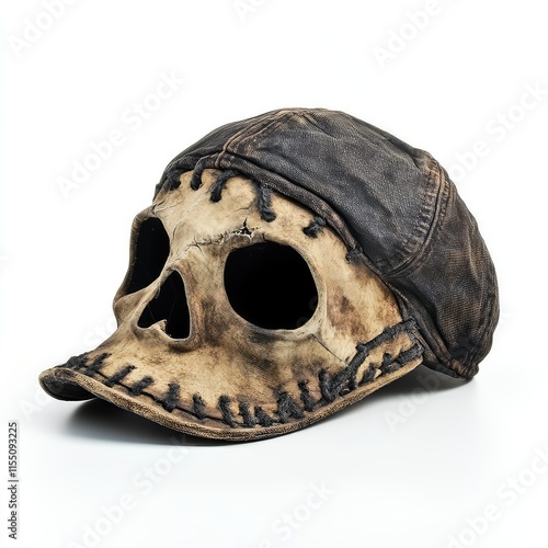 horror cap isolated on white background  photo