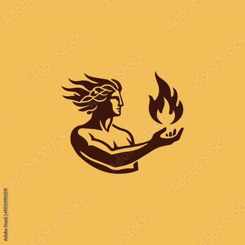 Prometheus god logo 