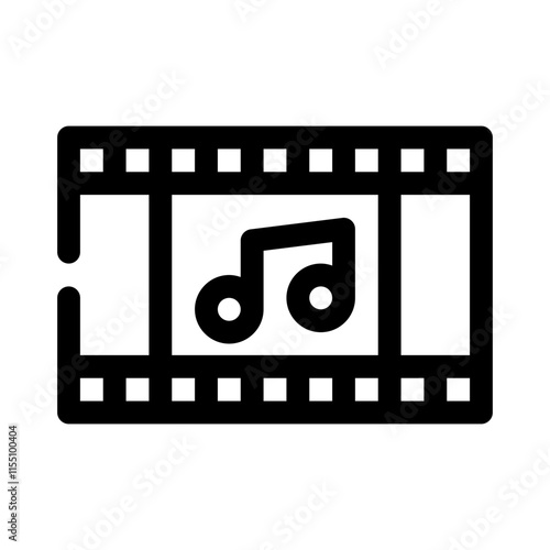 soundtrack line icon