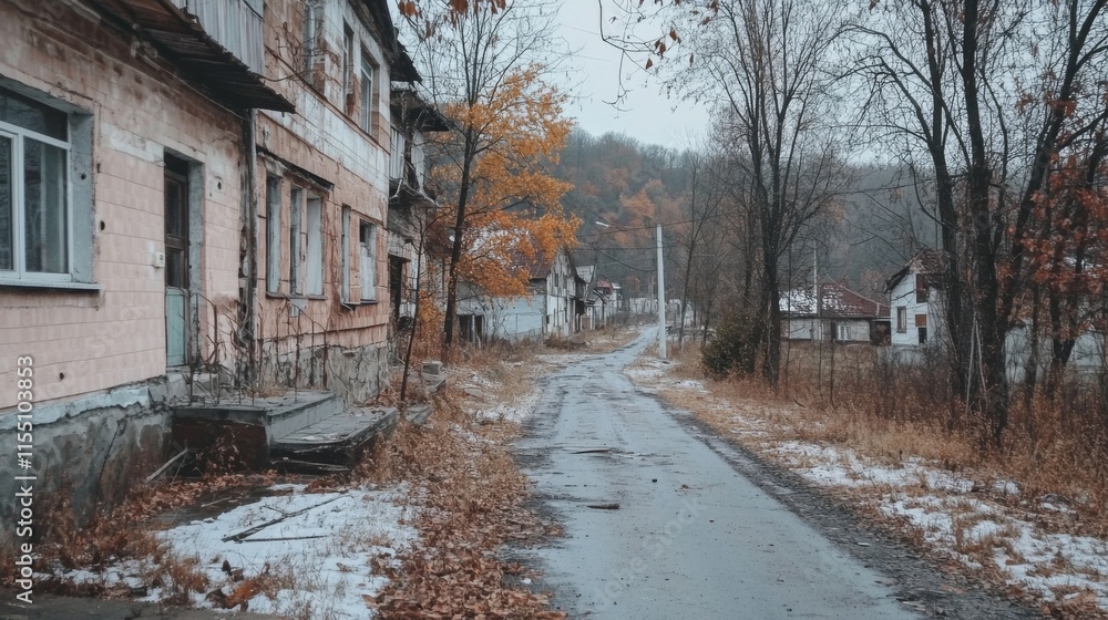 Quiet Streets of a Forgotten Rural Town Quiet Streets of a Forgotten Rural Town