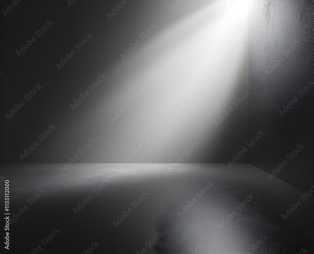Dramatic Light in Dark Corner: Abstract Photography Dramatic Light in Dark Corner: Abstract Photography