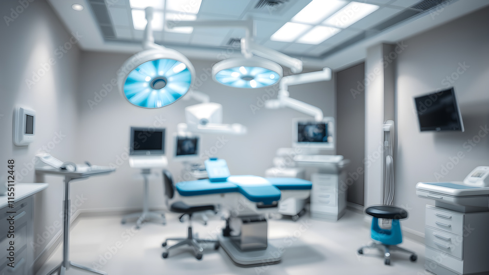 Patient operating room. Generative AI Patient operating room. Generative AI
