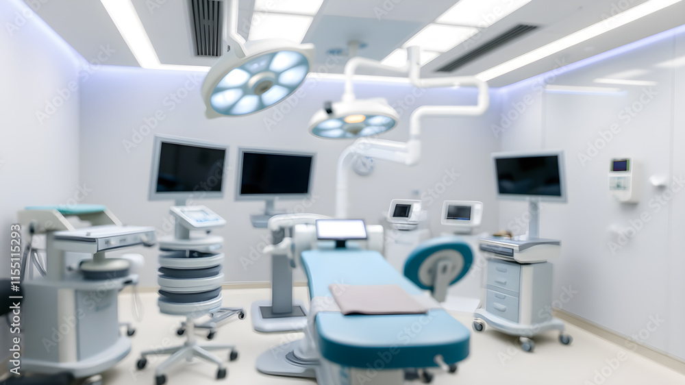 Patient operating room. Generative AI Patient operating room. Generative AI