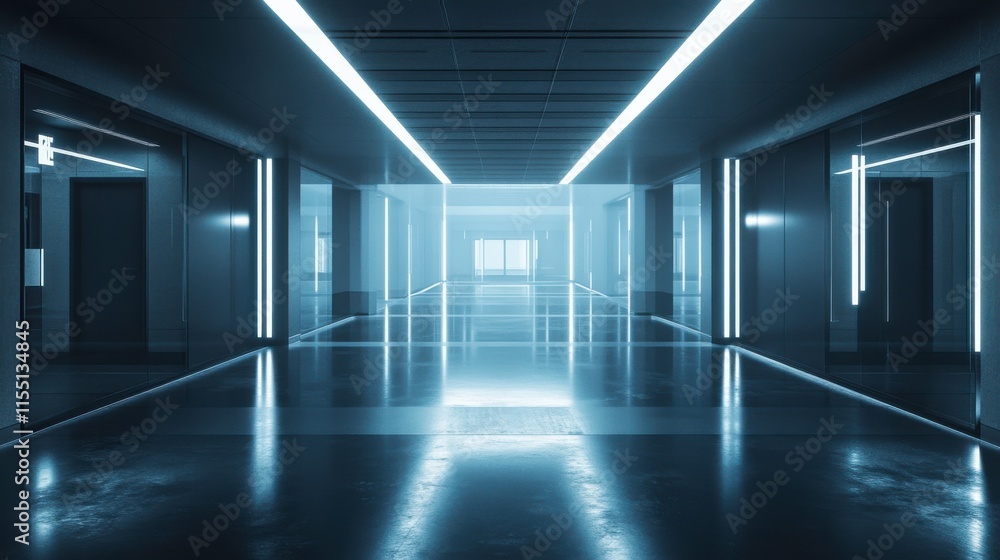Obraz premium Modern Training Facility with Clear Visual Hierarchy