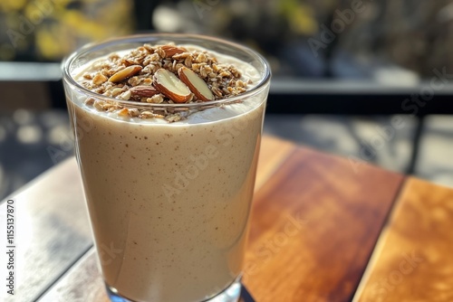 Almond Granola Smoothie - A Healthy and Delicious Breakfast photo