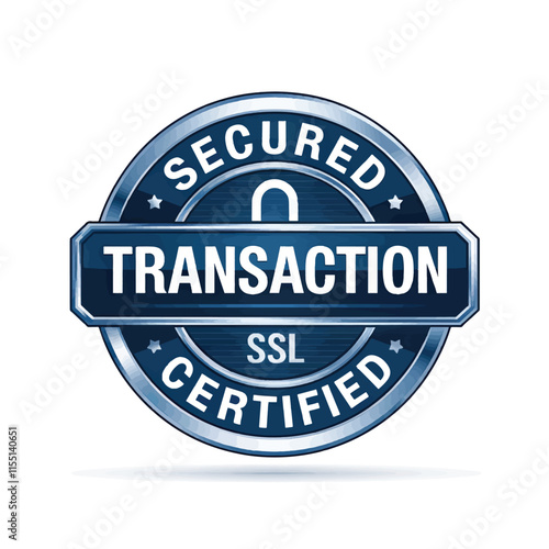 secured transaction ssl certified secure badge for online security
