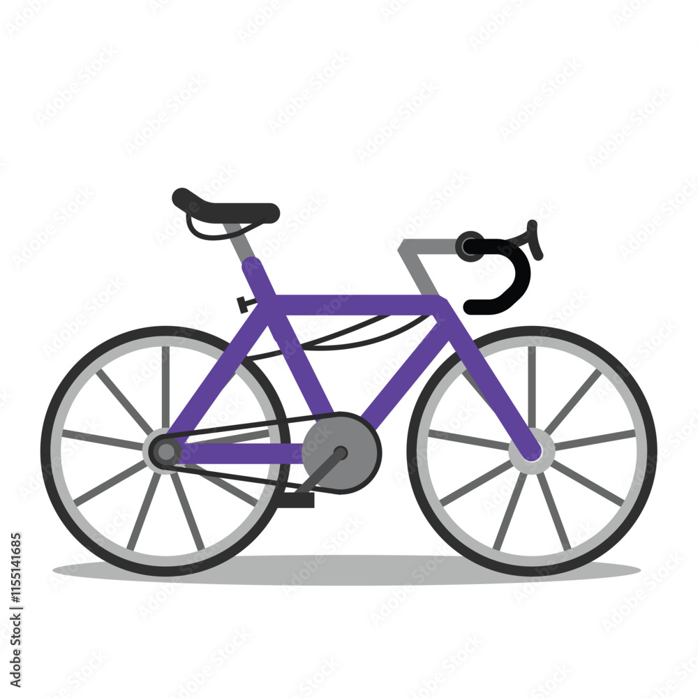 Fototapeta premium bicycle isolated on white