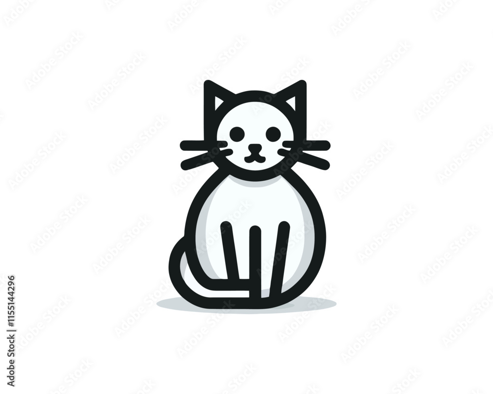 Obraz premium cat with a cup