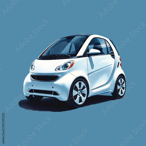 Modern Car isolated Realistic vehicle vector illustration concept with creative style