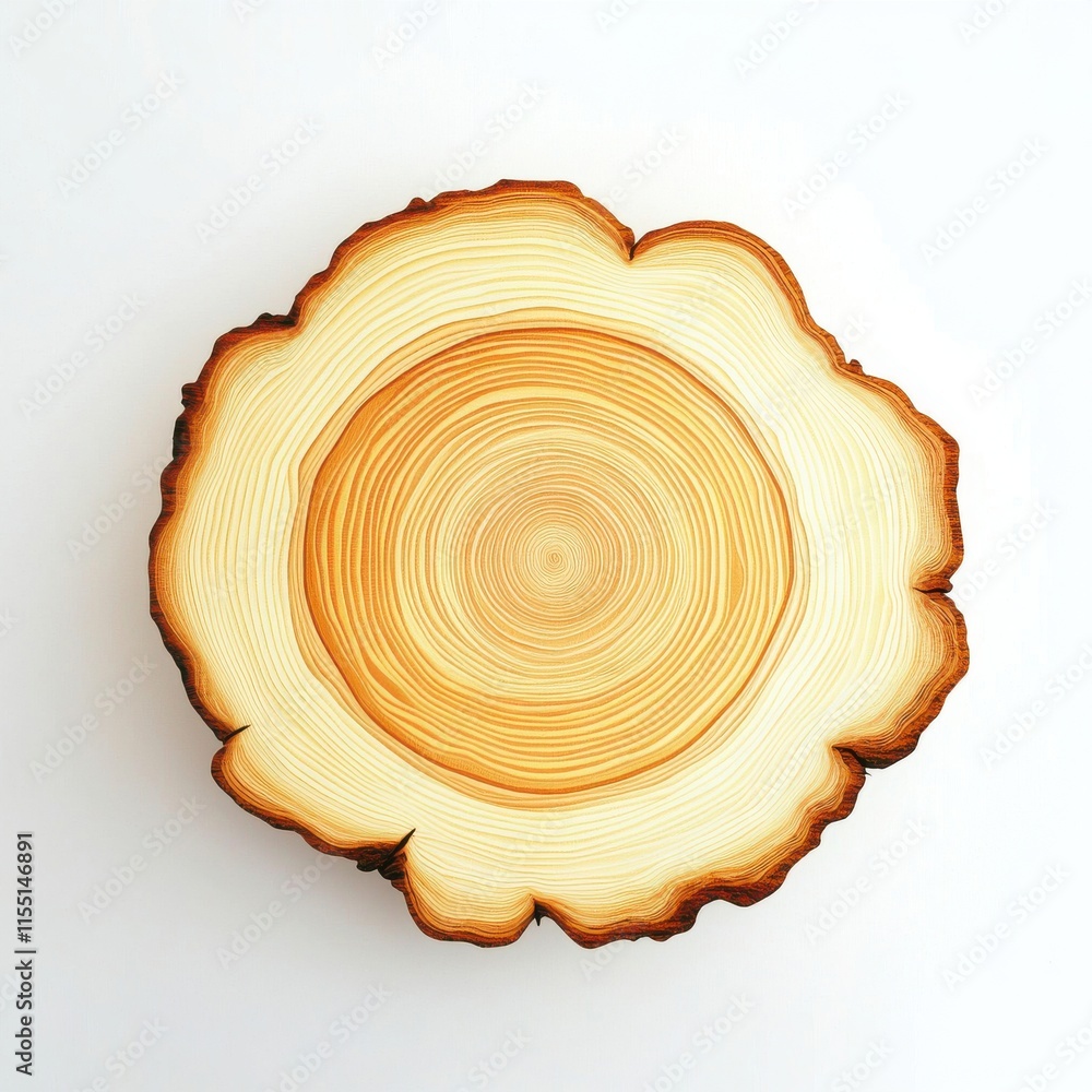Close-up of a beautifully polished wood slice showcasing intricate grain patterns and rich hues. Close-up of a beautifully polished wood slice showcasing intricate grain patterns and rich hues.