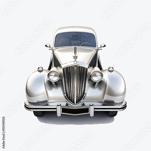 Modern Car isolated Realistic vehicle vector illustration concept with creative style
